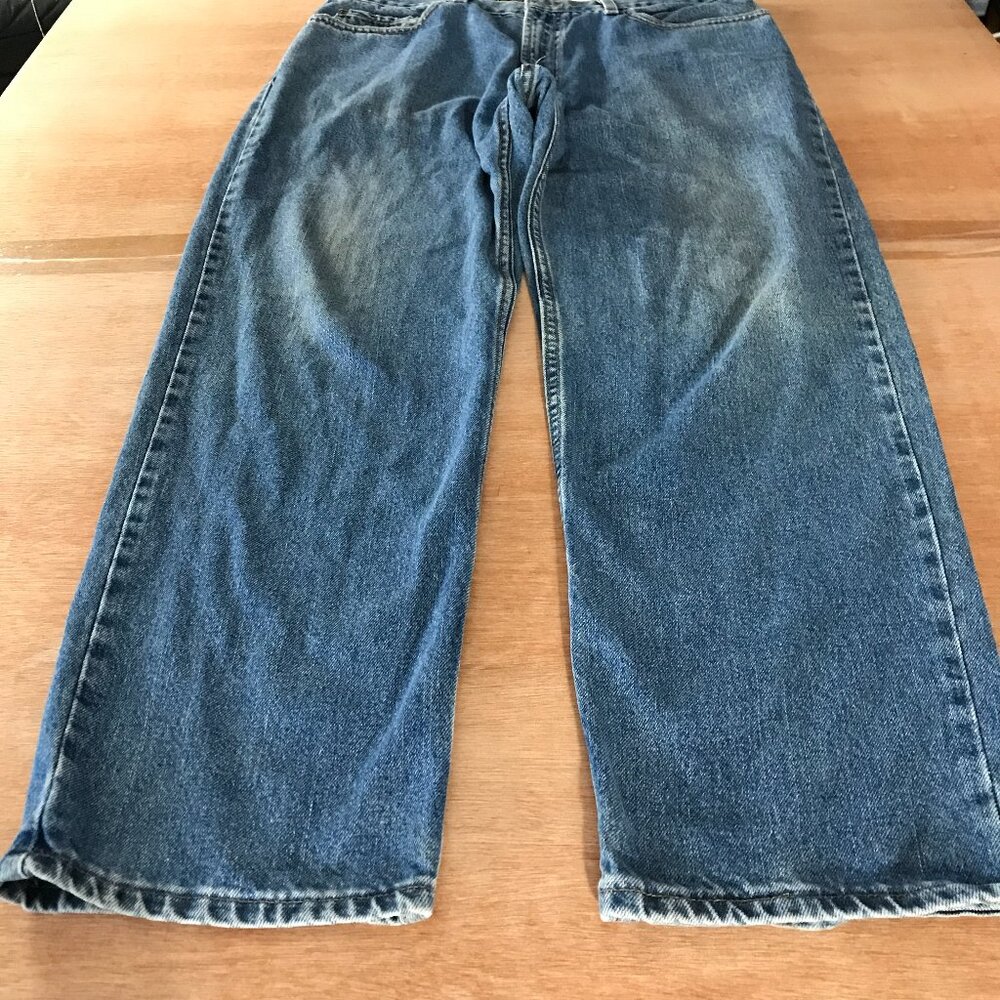 Levi's 550 Relaxed Fit Jeans Men 38x29 Blue Mid Rise Medium Wash Stretch 18423